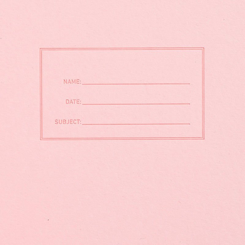 Shorthand Press - Standard Notebook - Pink Lemonade: Right Handed / Lined