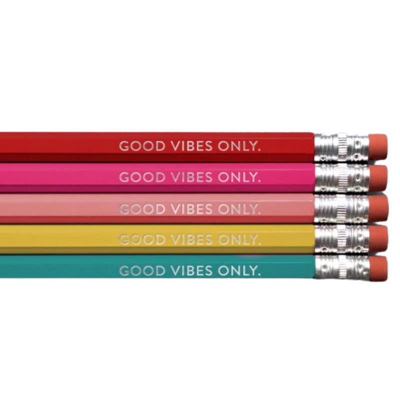 Good Vibes Only - Pencil Pack of 5