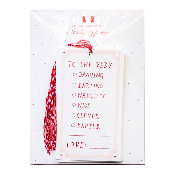 Mr. Boddington's Studio - To the Very Dashing Holiday Gift Tag