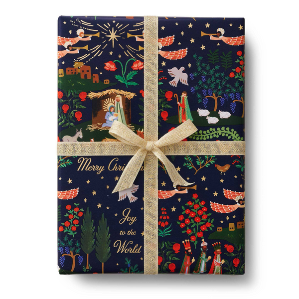 Rifle Paper Co. - Nativity Scene Continuous Wrapping Roll