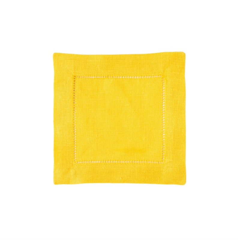 LUNA COCKTAIL NAPKIN- SUNFLOWER YELLOW