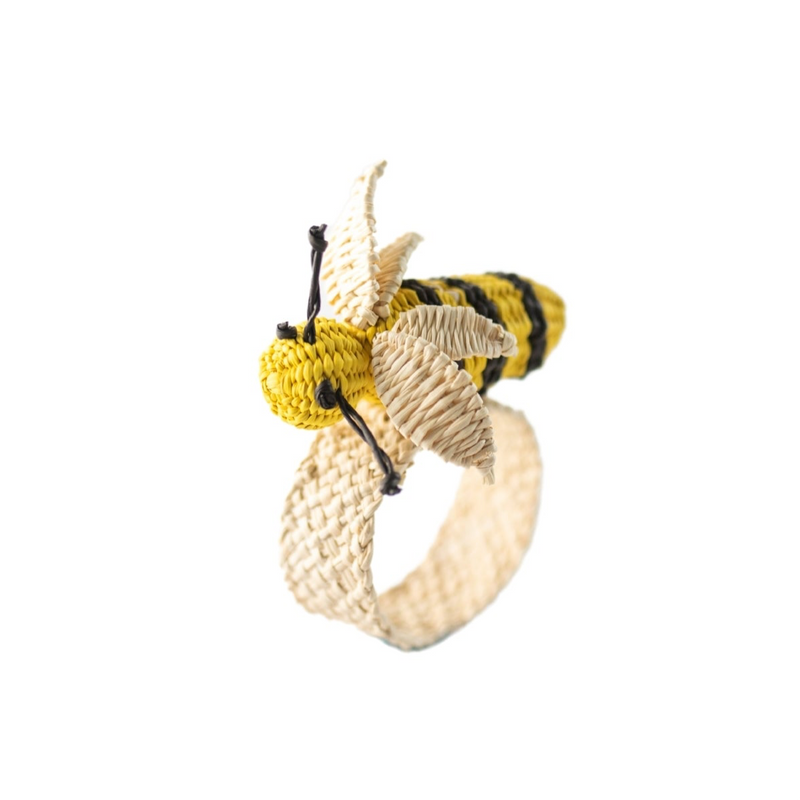 BEE STRAW NAPKIN RING