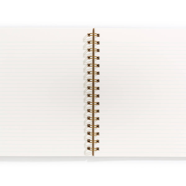 Shorthand Press - Standard Notebook - Warm Red: Lined / Right