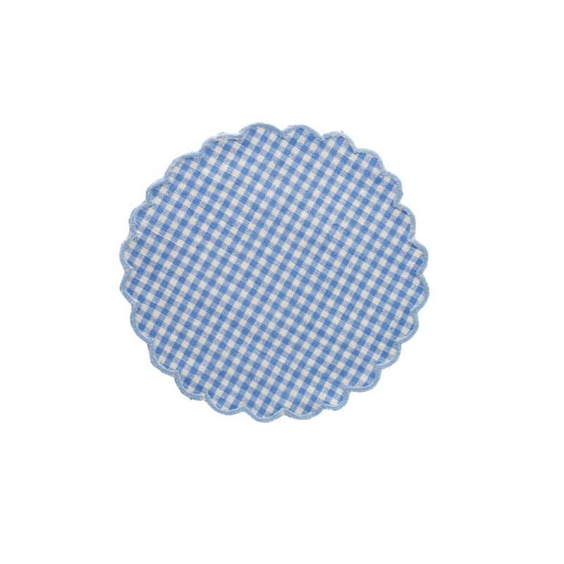 COLETTE COCKTAIL NAPKIN- BLUEBELL GINGHAM