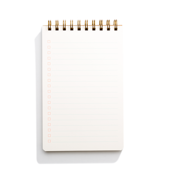 Shorthand Press - Task Pad Notebook - Warm Red