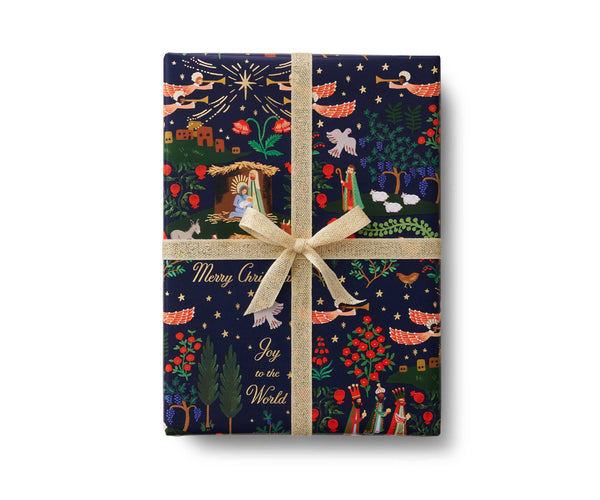 Rifle Paper Co. - Nativity Scene Continuous Wrapping Roll