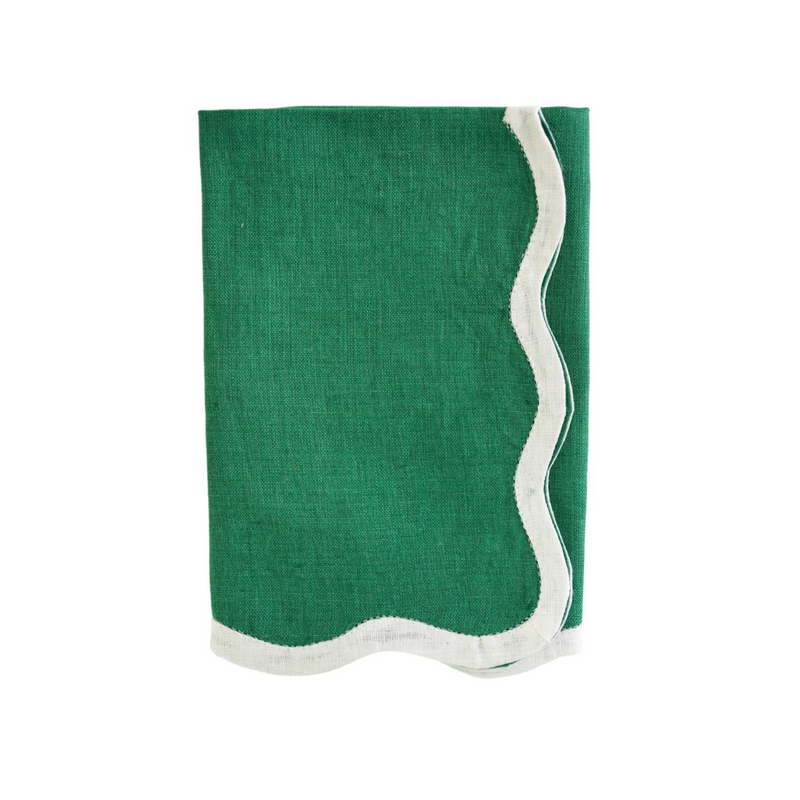 MARGOT DINNER NAPKIN- KELLY GREEN