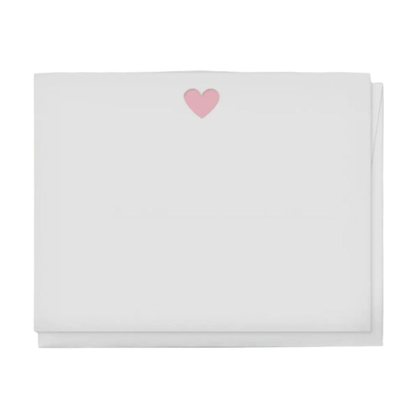 Light Pink Heart - Letterpress Boxed Note Sets