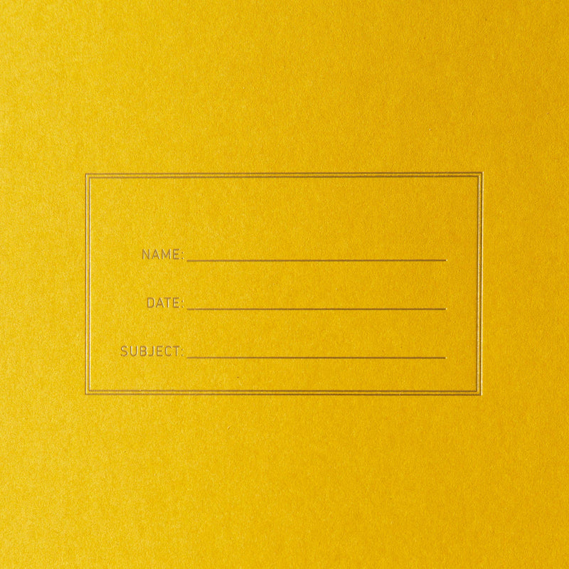 Shorthand Press - Standard Notebook - Mustard: Right / Lined