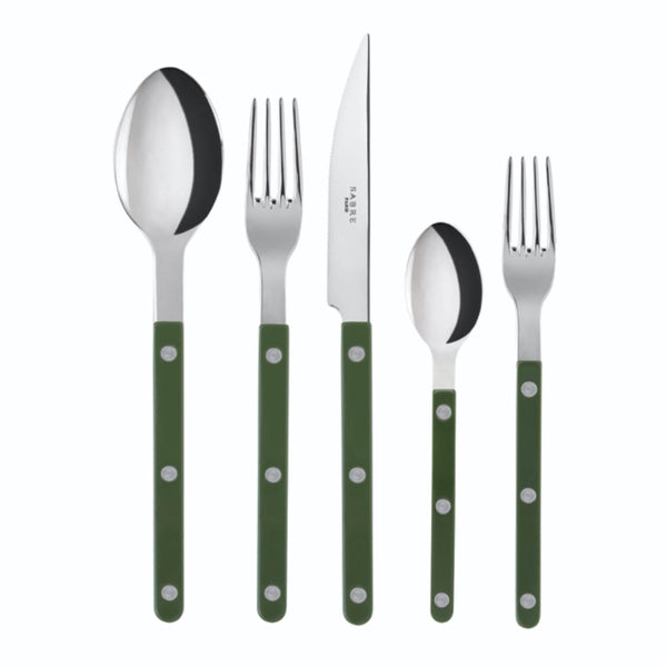 SPECTRUM Steak Cutlery Set, Green