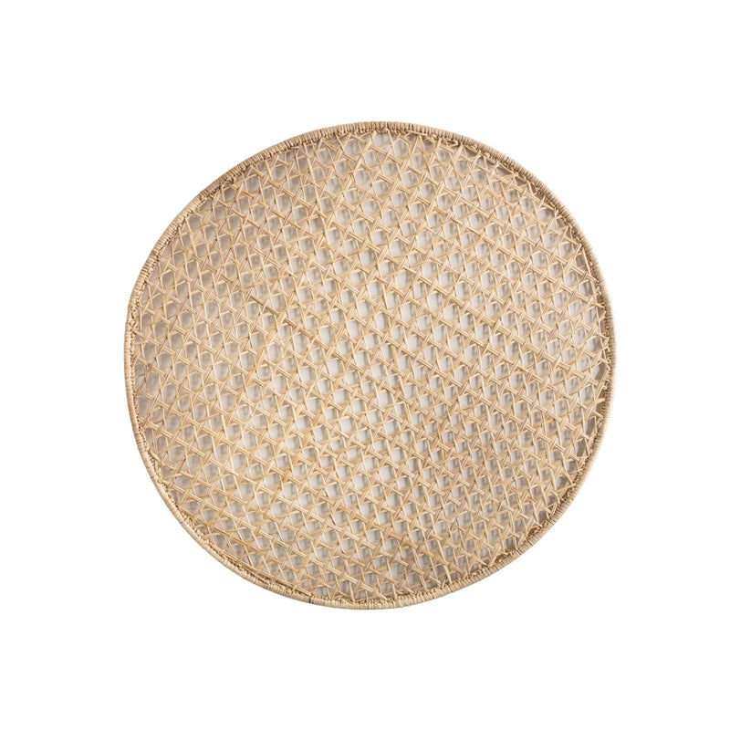 WOVEN CANE PLACEMAT-NATURAL