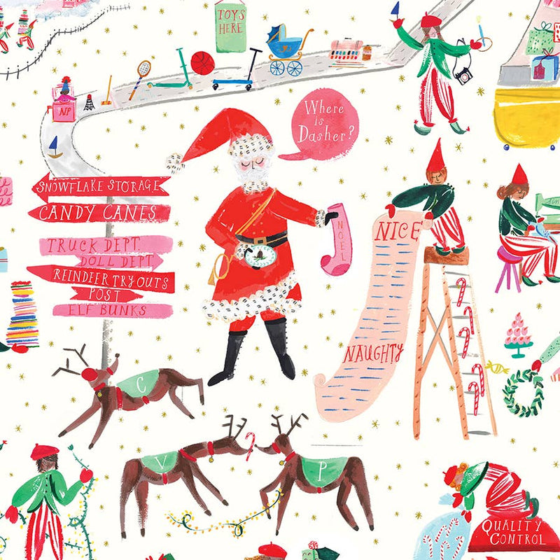 Mr. Boddington's Studio - North Pole Headquarters - Holiday Gift Wrap