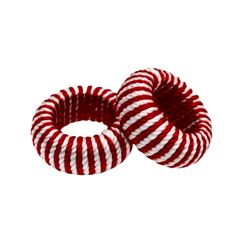 Red/White Cord Napkin Ring