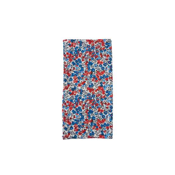 LIBERTY OF LONDON NAPKIN- RED & BLUE WILTSHIRE AUGUSTA